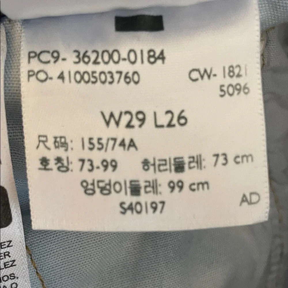 Levi's Dark Blue Straight Jeans - Picture 3 of 7